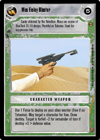 Star Wars CCG (SWCCG) Mos Eisley Blaster