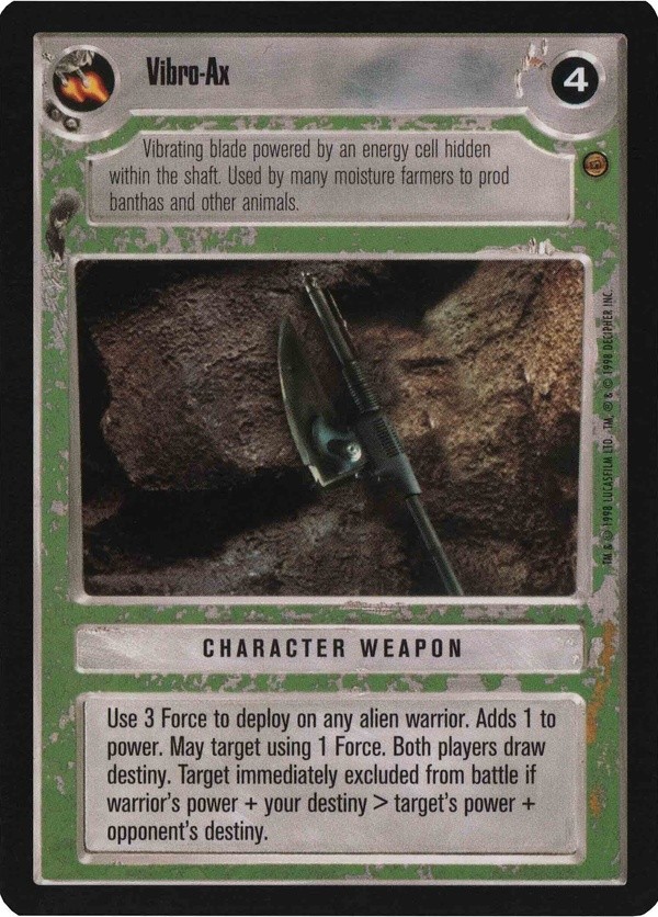 Star Wars CCG (SWCCG) Vibro-Ax