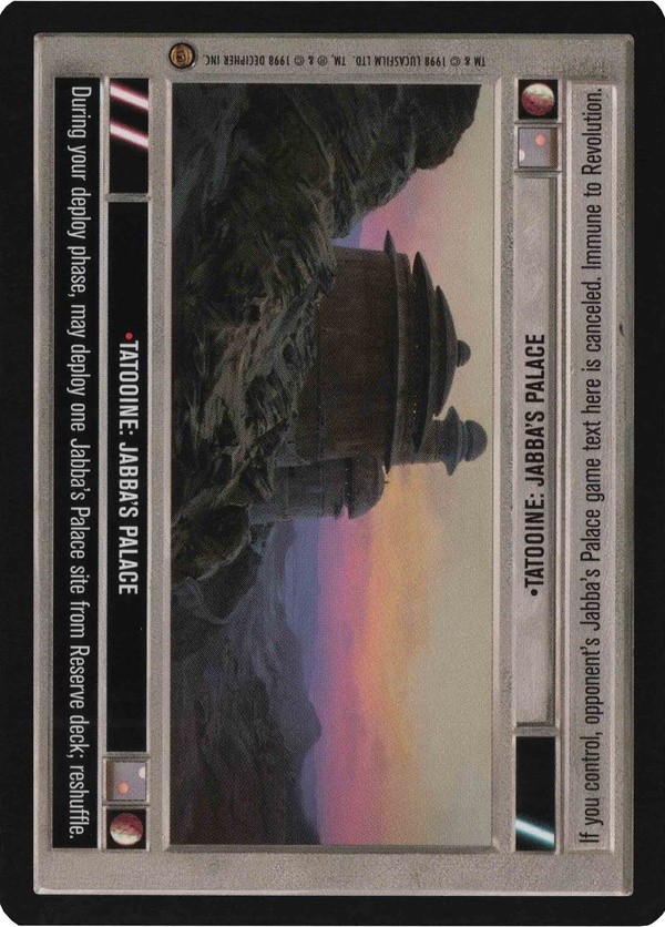 Star Wars CCG (SWCCG) Tatooine: Jabba's Palace