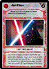 Star Wars CCG (SWCCG) Clash Of Sabers