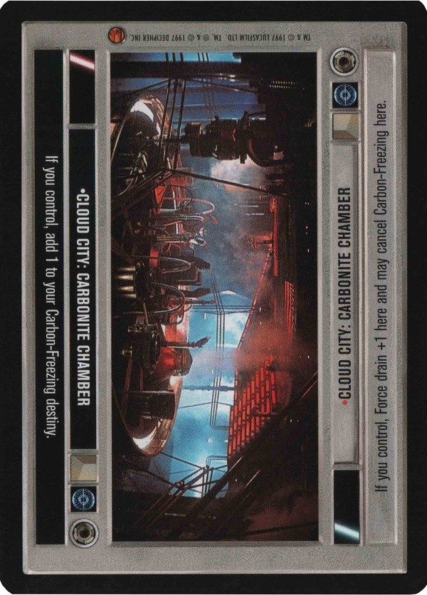 Star Wars CCG (SWCCG) Cloud City: Carbonite Chamber