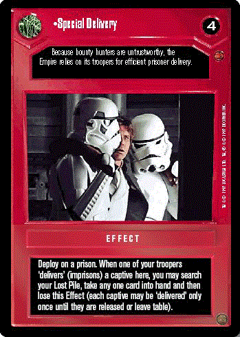 Star Wars CCG (SWCCG) Special Delivery