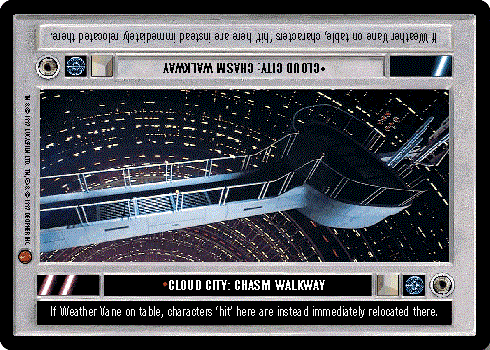 Star Wars CCG (SWCCG) Cloud City: Chasm Walkway