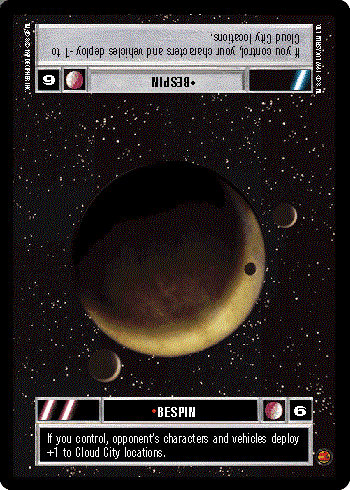 Star Wars CCG (SWCCG) Bespin