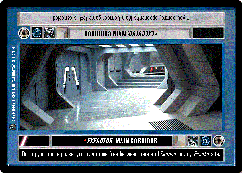 Star Wars CCG (SWCCG) Executor: Main Corridor
