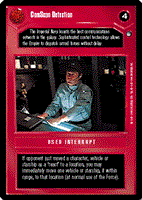 Star Wars CCG (SWCCG) ComScan Detection