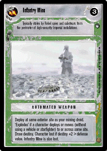 Star Wars CCG (SWCCG) Infantry Mine