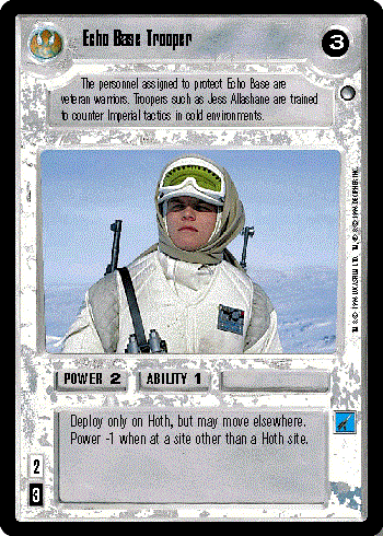 Star Wars CCG (SWCCG) Echo Base Trooper