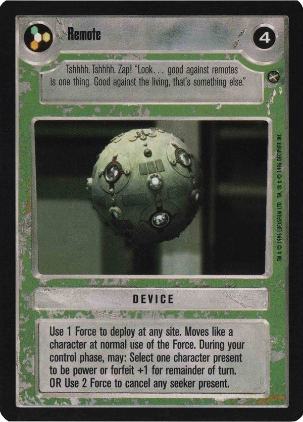 Star Wars CCG (SWCCG) Remote