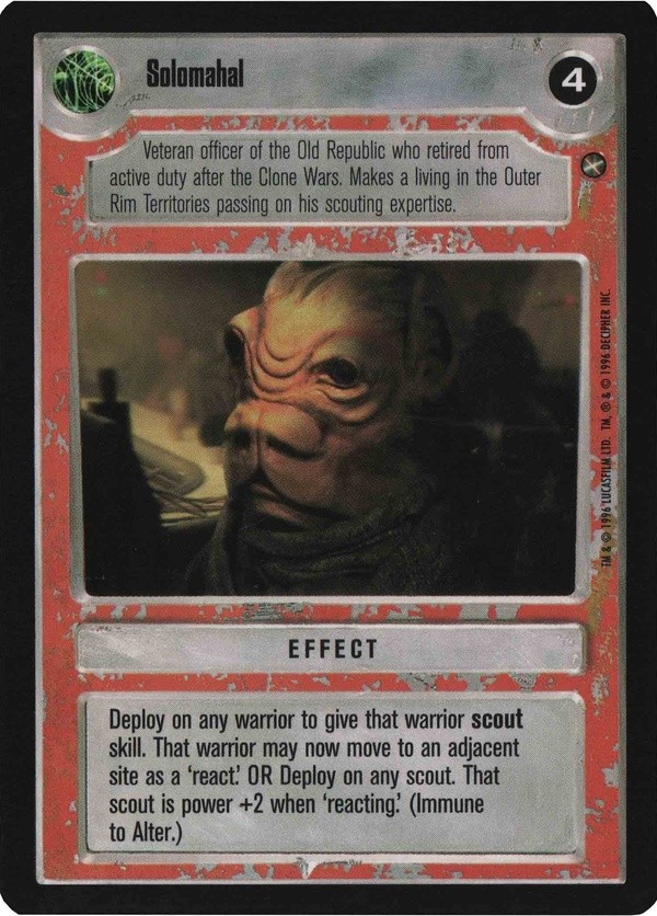 Star Wars CCG (SWCCG) Solomahal