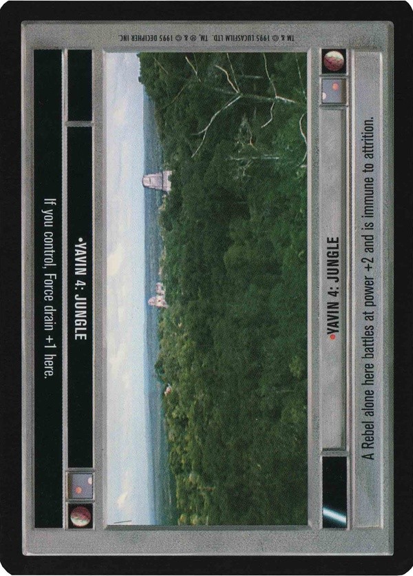 Star Wars CCG (SWCCG) Yavin 4: Jungle
