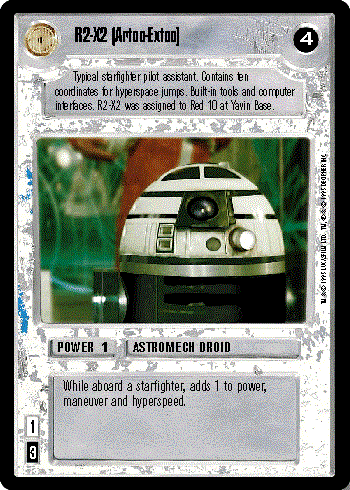 Star Wars CCG (SWCCG) R2-X2 (Artoo-Extoo)