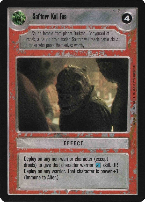 Star Wars CCG (SWCCG) Sai'torr Kal Fas