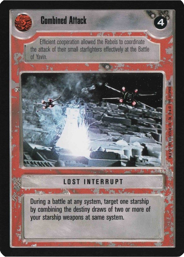 Star Wars CCG (SWCCG) Combined Attack