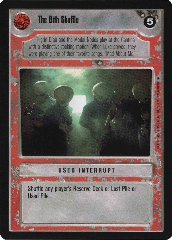 Star Wars CCG (SWCCG) The Bith Shuffle