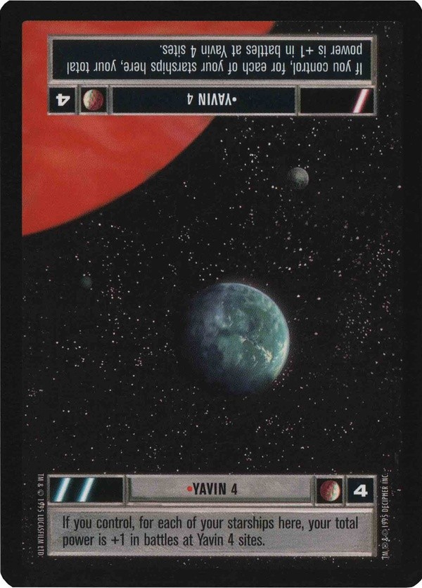 Star Wars CCG (SWCCG) Yavin 4