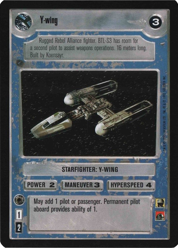 Star Wars CCG (SWCCG) Y-wing