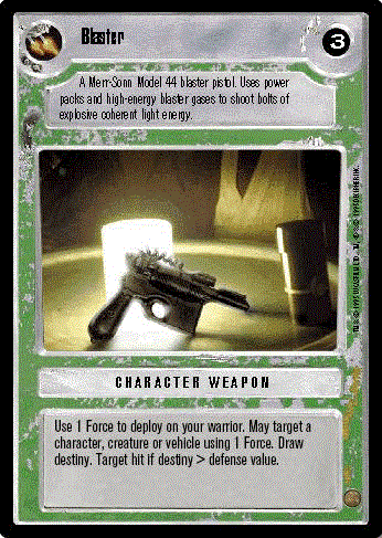 Star Wars CCG (SWCCG) Blaster