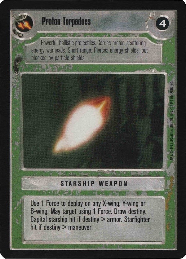 Star Wars CCG (SWCCG) Proton Torpedoes