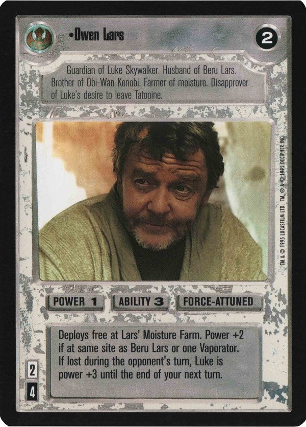 Star Wars CCG (SWCCG) Owen Lars