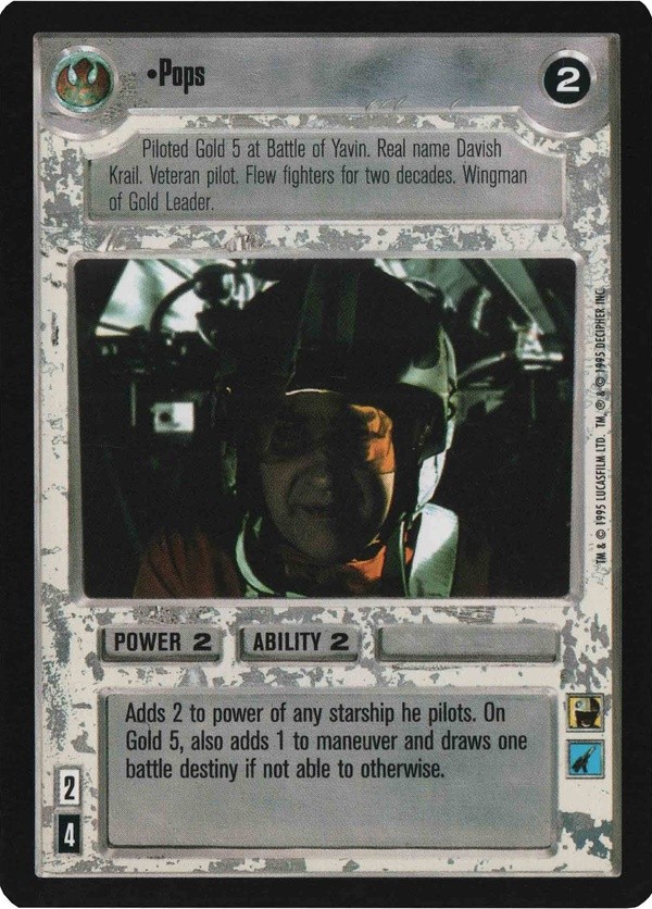 Star Wars CCG (SWCCG) Pops