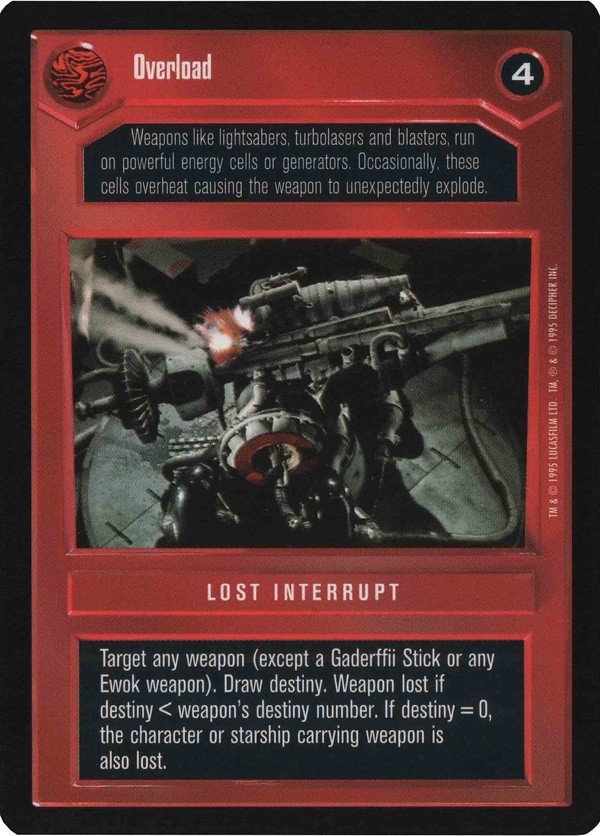 Star Wars CCG (SWCCG) Overload
