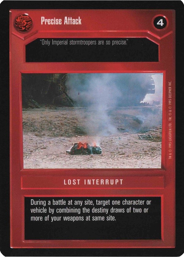 Star Wars CCG (SWCCG) Precise Attack