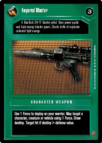 Star Wars CCG (SWCCG) Imperial Blaster