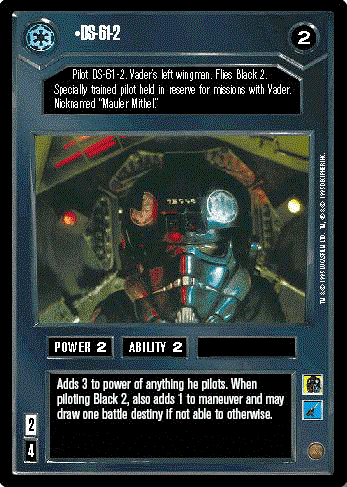 Star Wars CCG (SWCCG) DS-61-2