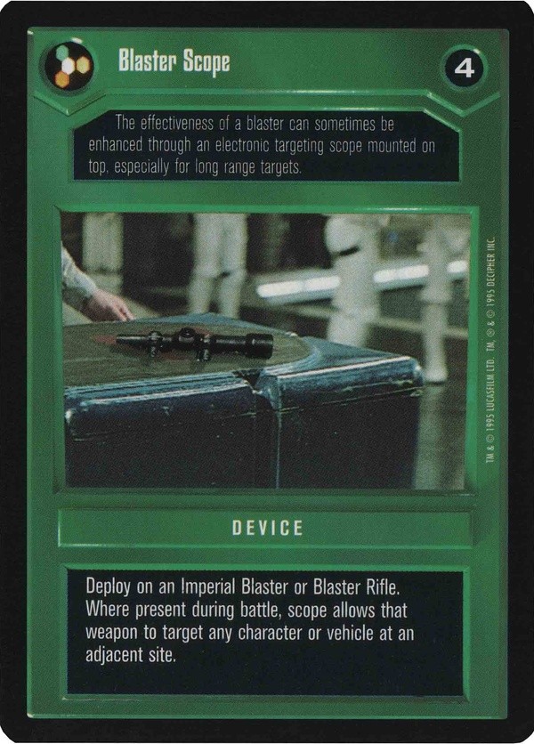 Star Wars CCG (SWCCG) Blaster Scope