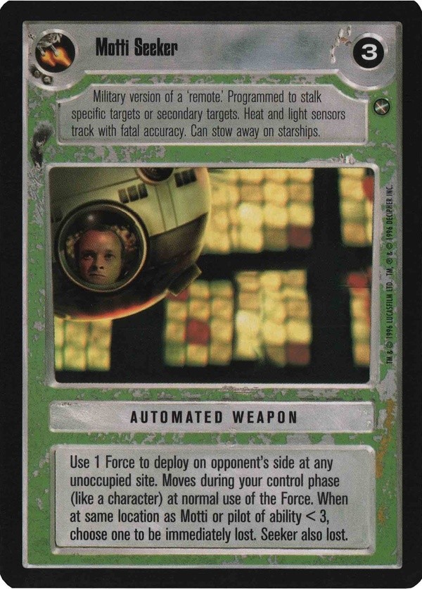 Star Wars CCG (SWCCG) Motti Seeker