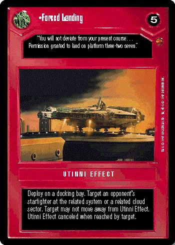 Star Wars CCG (SWCCG) Forced Landing