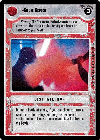 Star Wars CCG (SWCCG) Smoke Screen