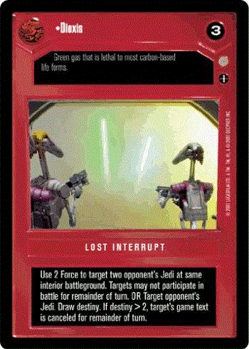 Star Wars CCG (SWCCG) Dioxis