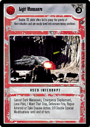 Star Wars CCG (SWCCG) Light Maneuvers