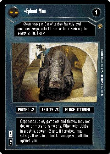 Star Wars CCG (SWCCG) Ephant Mon