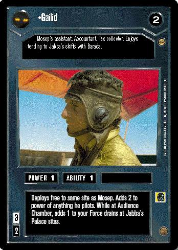 Star Wars CCG (SWCCG) Gailid