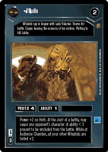 Star Wars CCG (SWCCG) J'Quille
