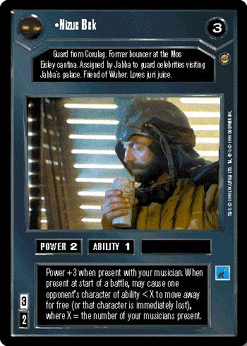 Star Wars CCG (SWCCG) Nizuc Bek