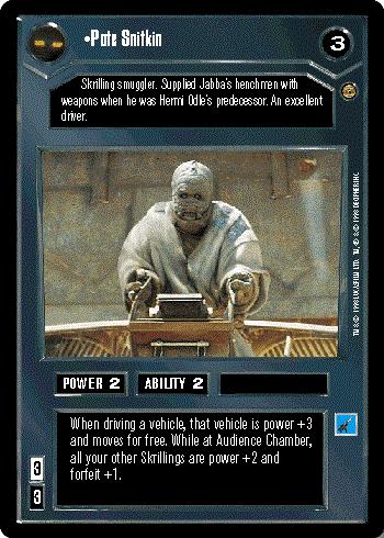 Star Wars CCG (SWCCG) Pote Snitkin