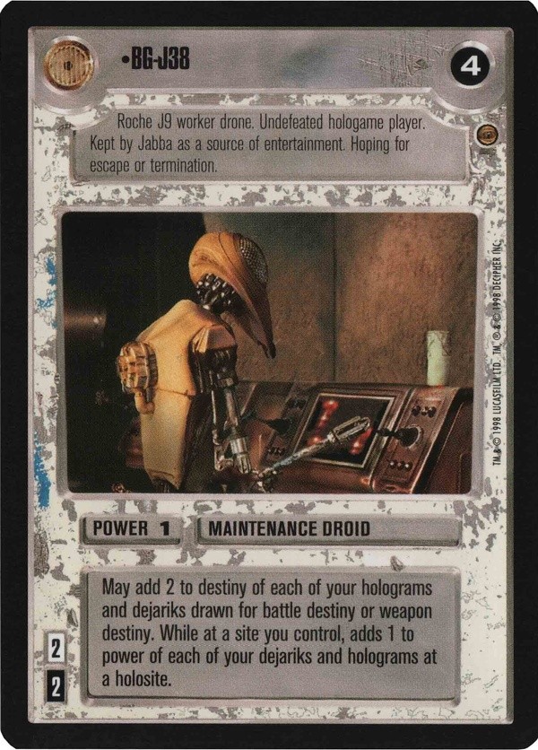 Star Wars CCG (SWCCG) BG-J38