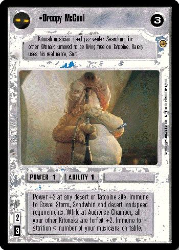 Star Wars CCG (SWCCG) Droopy McCool