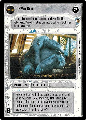 Star Wars CCG (SWCCG) Max Rebo