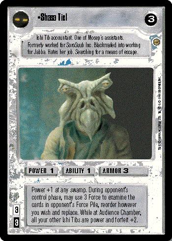 Star Wars CCG (SWCCG) Shasa Tiel