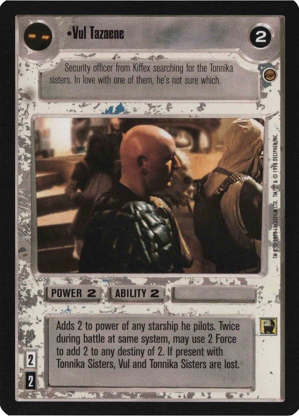 Star Wars CCG (SWCCG) Vul Tazaene