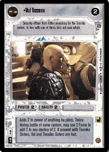 Star Wars CCG (SWCCG) Vul Tazaene