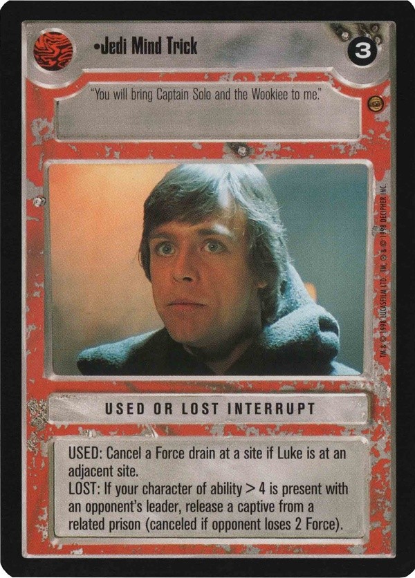 Star Wars CCG (SWCCG) Jedi Mind Trick