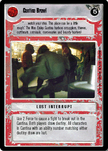 Star Wars CCG (SWCCG) Cantina Brawl