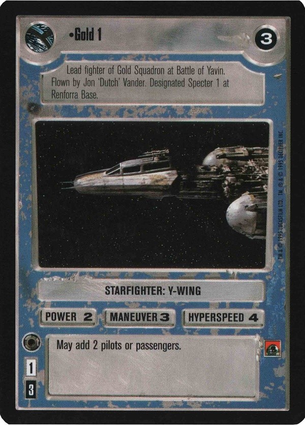 Star Wars CCG (SWCCG) Gold 1