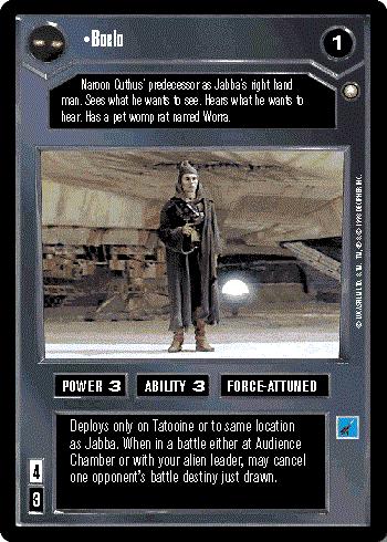 Star Wars CCG (SWCCG) Boelo